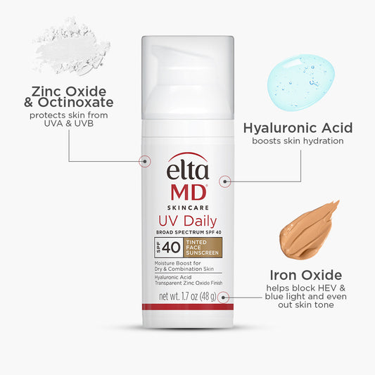 EltaMD UV Daily Broad Spectrum SPF 40 Tinted